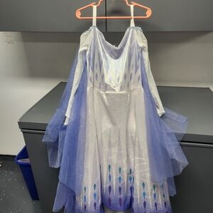 Sz M Spirit Kids Costume Frozen 2 DISNEY ELSA PRINCESS Gown Halloween Dress Up